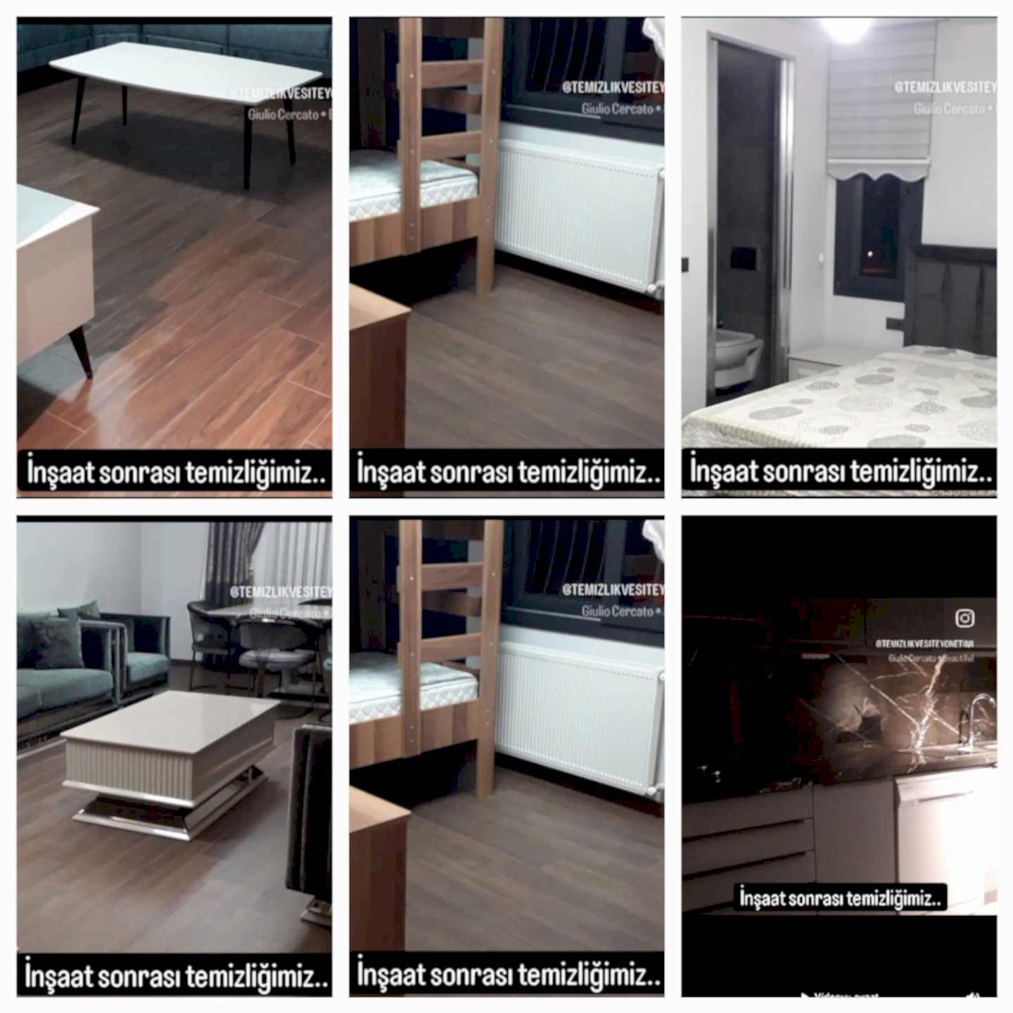 inşaat sonrası daire temizliğimiz